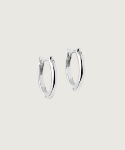 Classic Hoops 8mm Silver