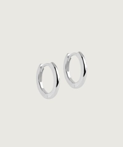 Chunky Classic 10mm Hoops Silver
