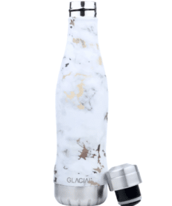 Glacial Bottle White Golden Marble 400ml