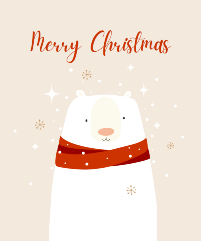Merry Christmas Isbjørn