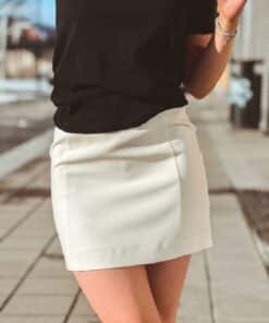 Corinne Short Skirt Whisper White