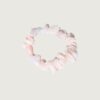 Scrunchie Pastel Pink Silver Small