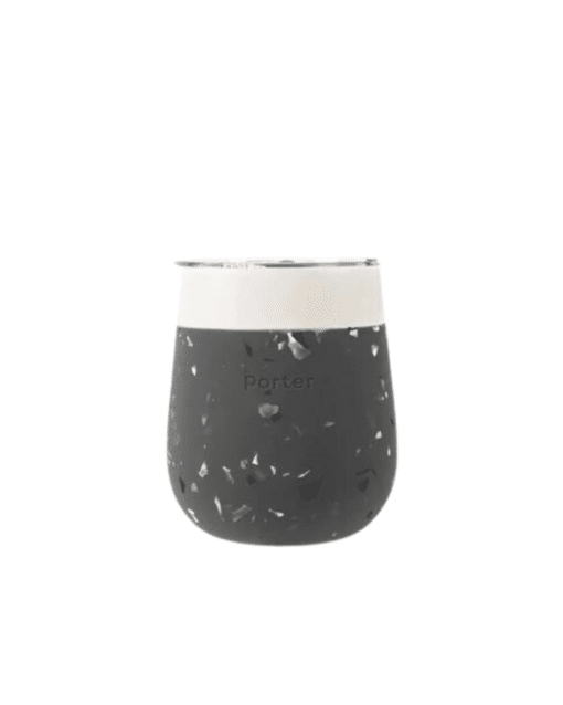 Porter Insulated Glass Charcoal Terrazzo 325 ml