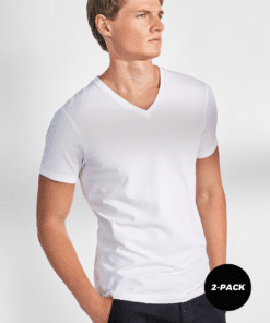 2-Pack V-Neck T-Shirt White