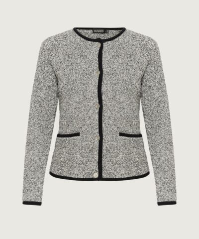 Musling Jacket Black and White