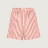 Belira Shorts Hot Coral Stripes