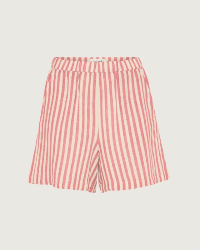 Belira Shorts Hot Coral Stripes