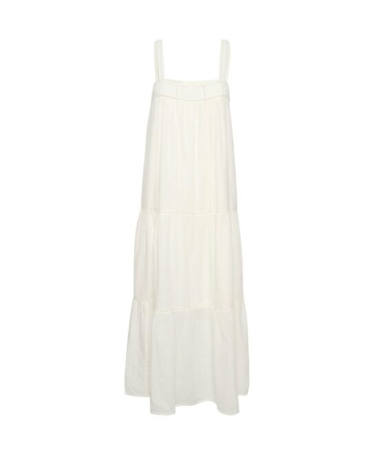 Olive Strap Dress Whisper White